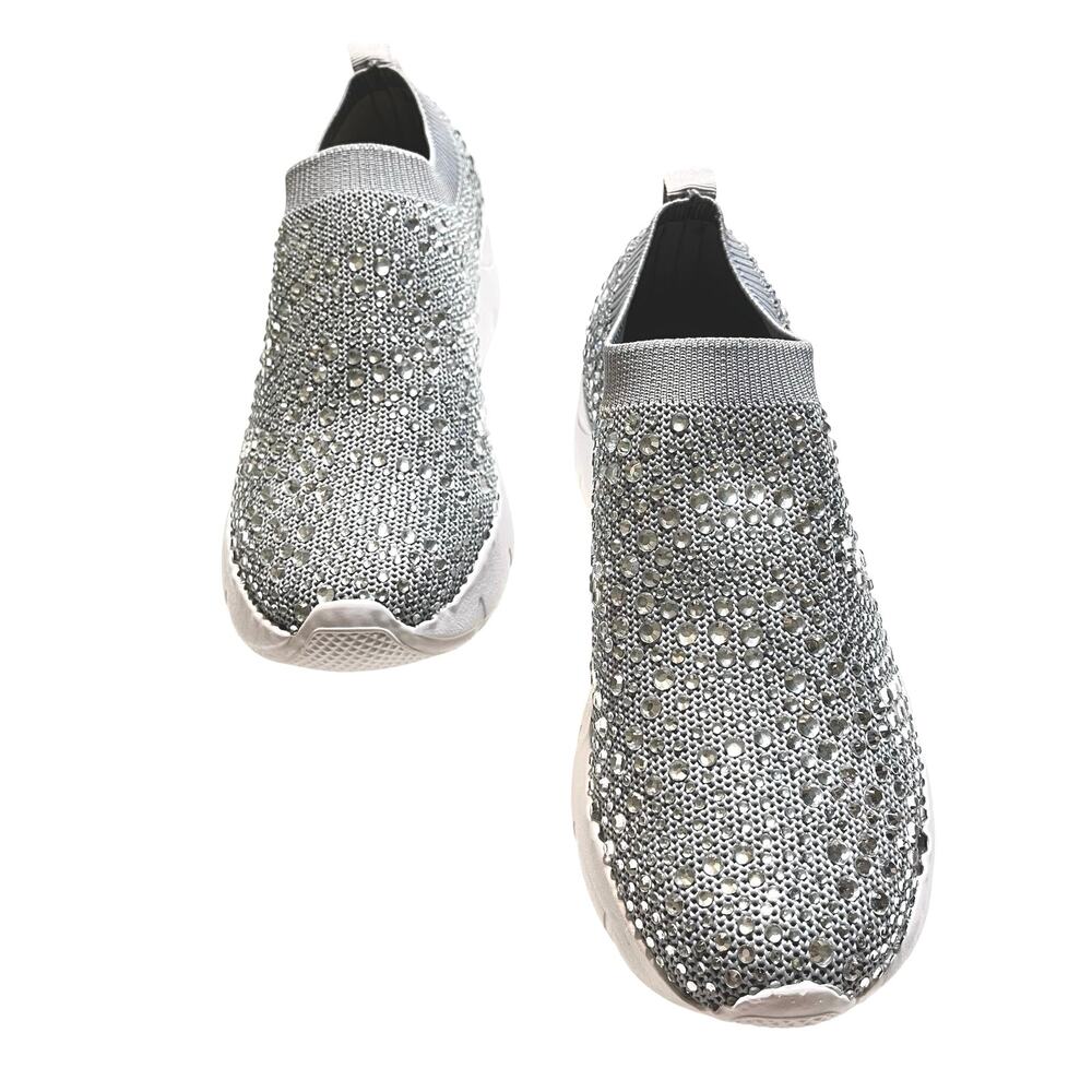 Lauren Lorraine Carry Crystal Sneakers Slip On Women's Size 7 - Picture 6 of 16